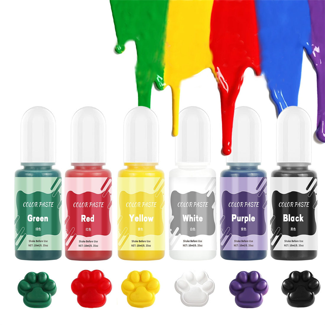 Resin Color Paste - 10ml Solid Color Paste High Concentration