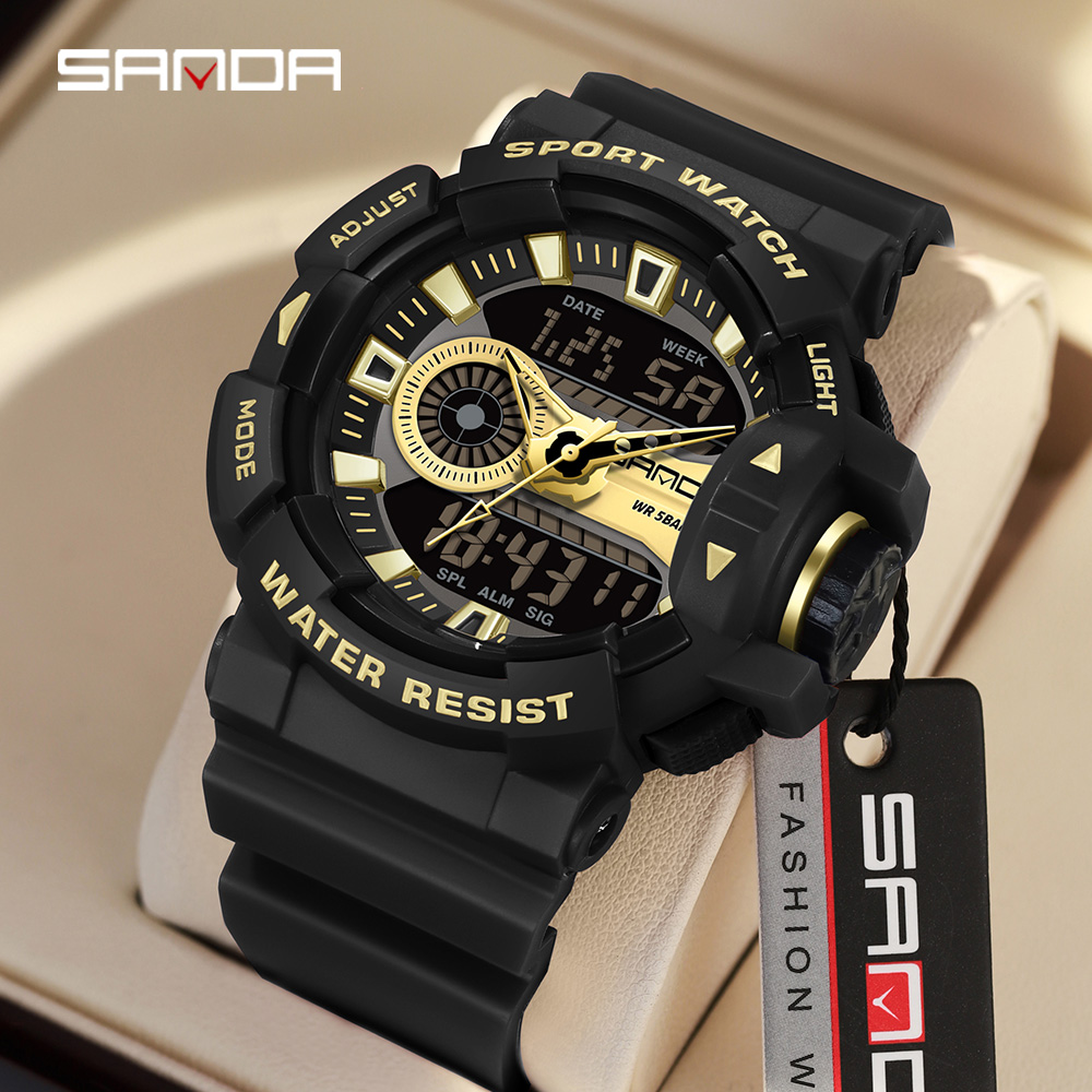 SANDA 3310 Fashion Men's Elect - Resin Art Underwater review and price