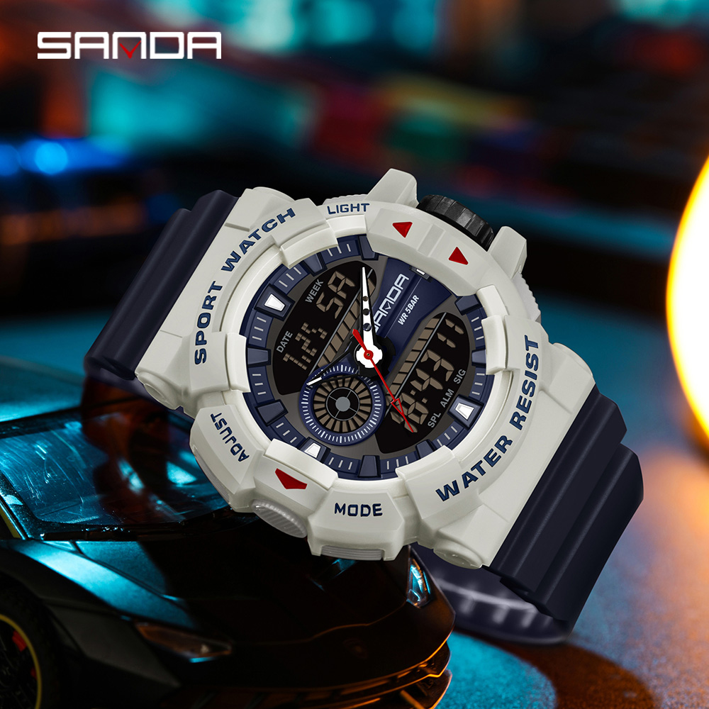SANDA 3310 Fashion Men's Elect - Resin Art Underwater review and price