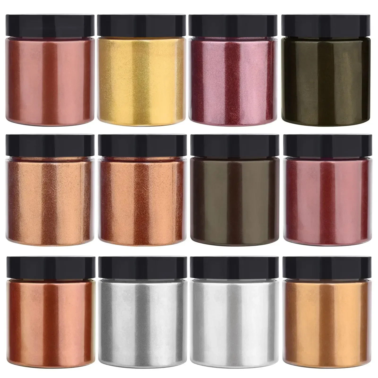 50g/Bottle Metallic Glitter Po - Resin Color Paste review and price