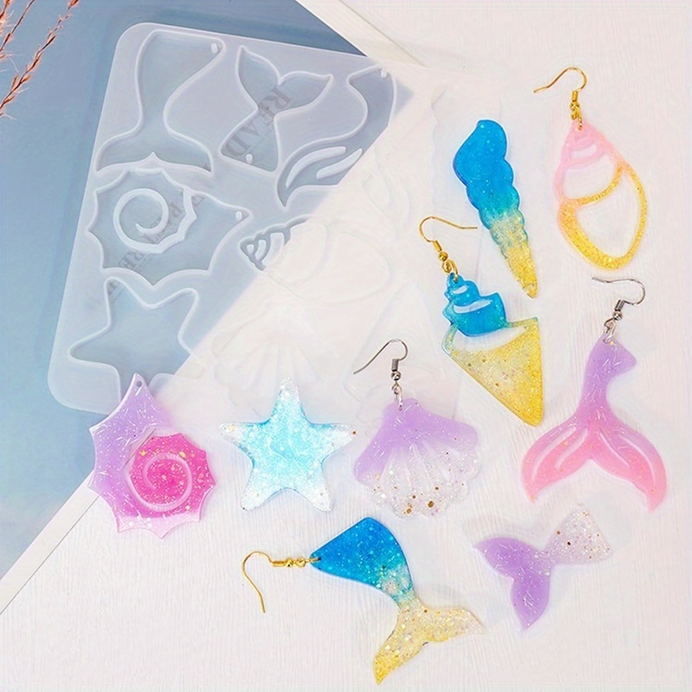 The Ocean-themed Earring And P - Silicone Mold Ocean review and price