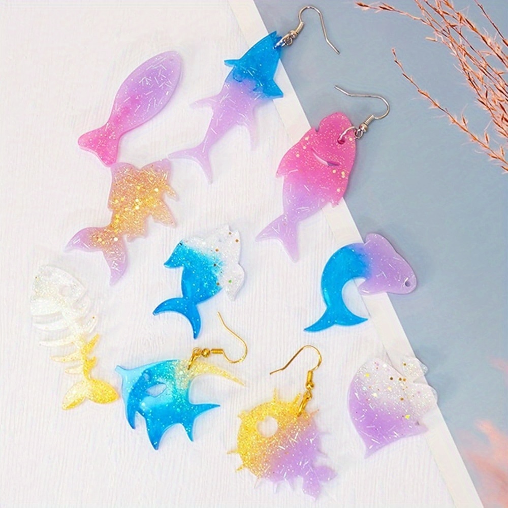 The Ocean-themed Earring And P - Silicone Mold Ocean review and price