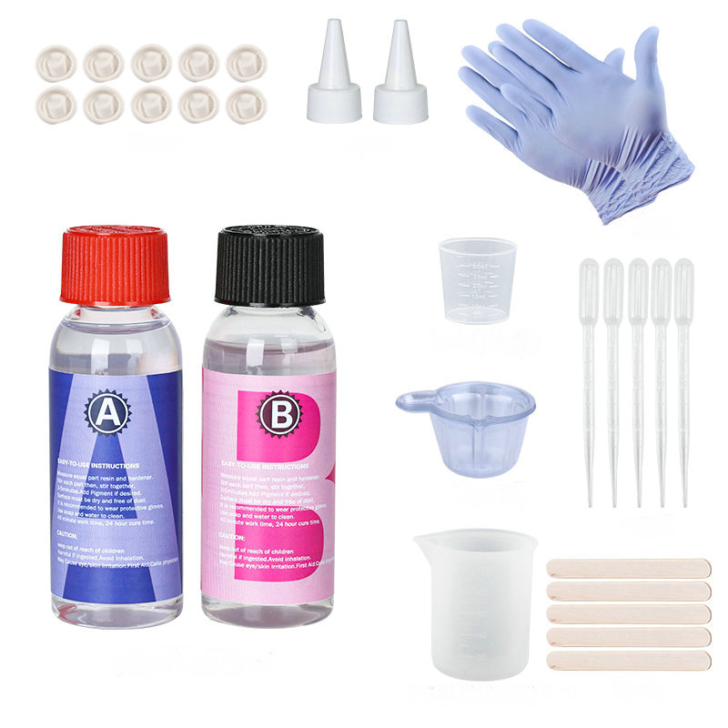 100g Epoxy Resin Kit 1:1 Clear - Resin Art Ratio review and price
