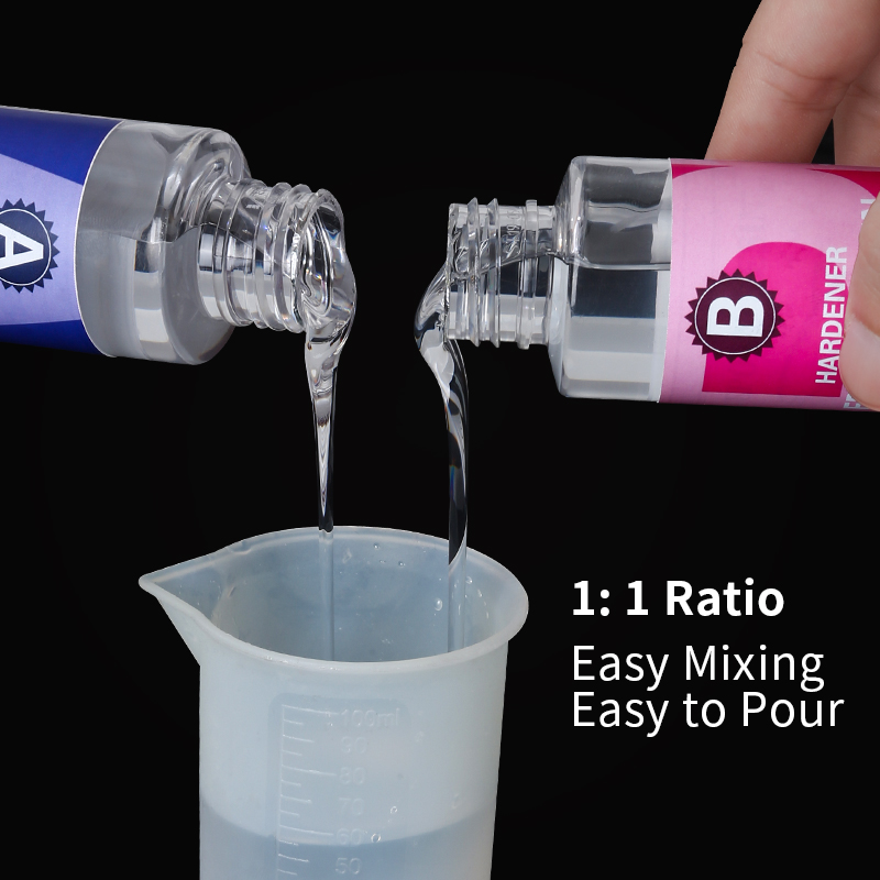 100g Epoxy Resin Kit 1:1 Clear - Resin Art Ratio review and price