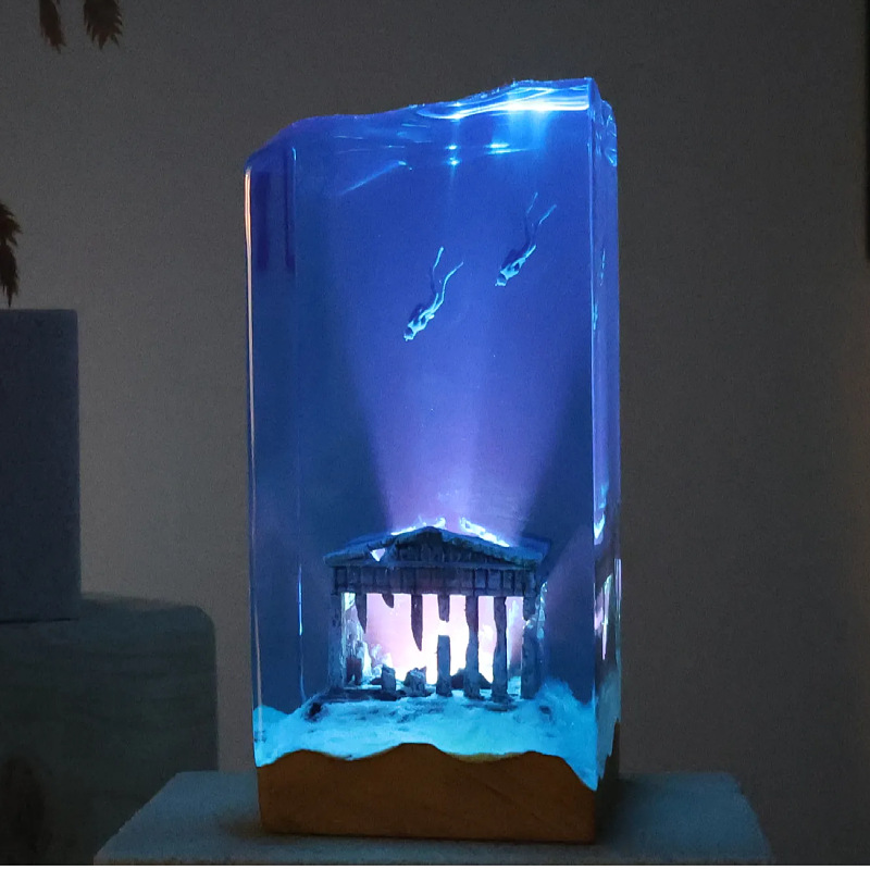 NEW Marine Art Home Decoration - Resin Art With Wood review and price