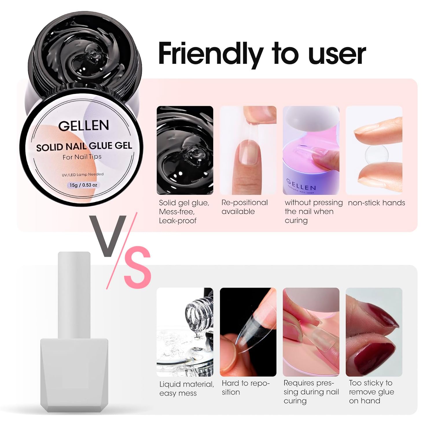 GELLEN Nail Solid Glue Builder - Resin Color Paste review and price