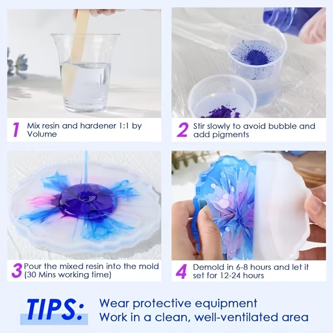 Professional AB Epoxy Resin Ki - Resin Art Ratio review and price
