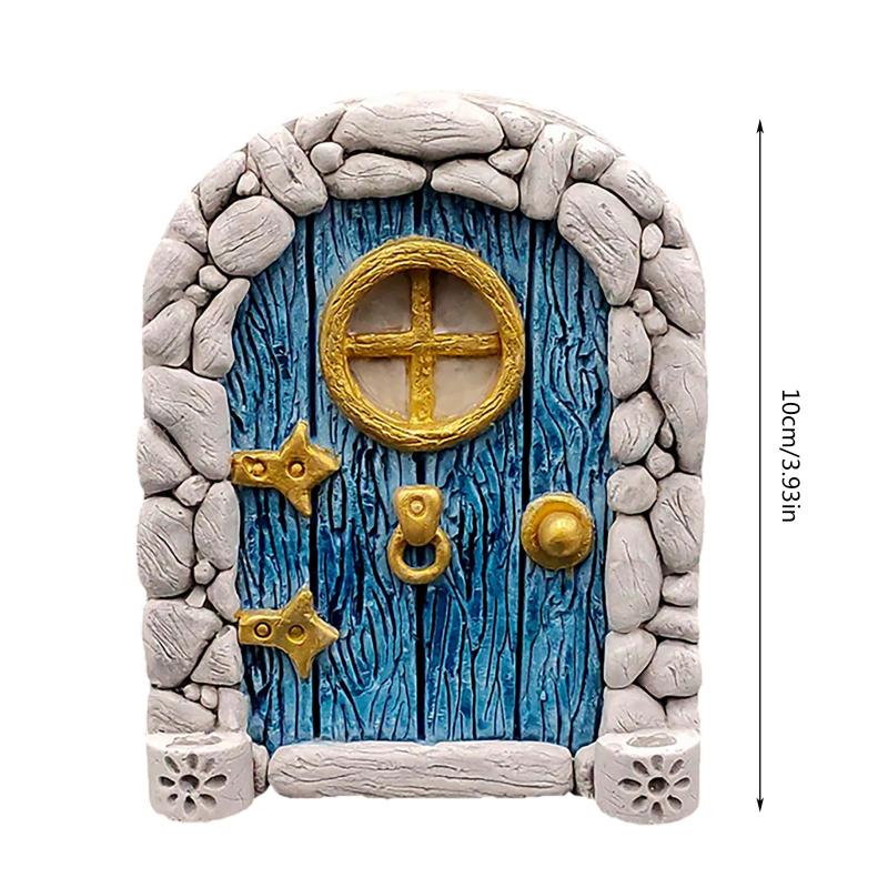 Elf Fairy Door Miniature Garde - Resin Art With Wood review and price