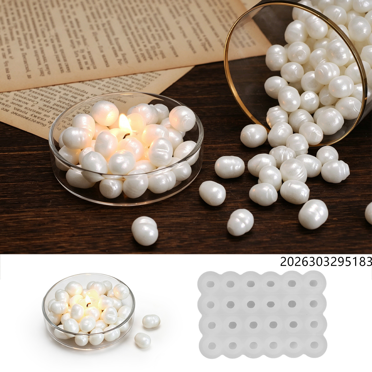 Healing Ocean Pearl Mirror Wax - Silicone Mold Ocean review and price