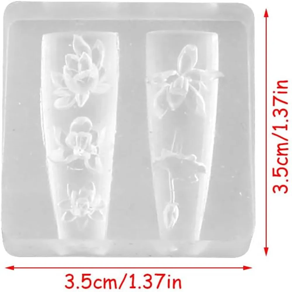 3D thorns Nail Design Silicone - Resin Art Templates Free review and price