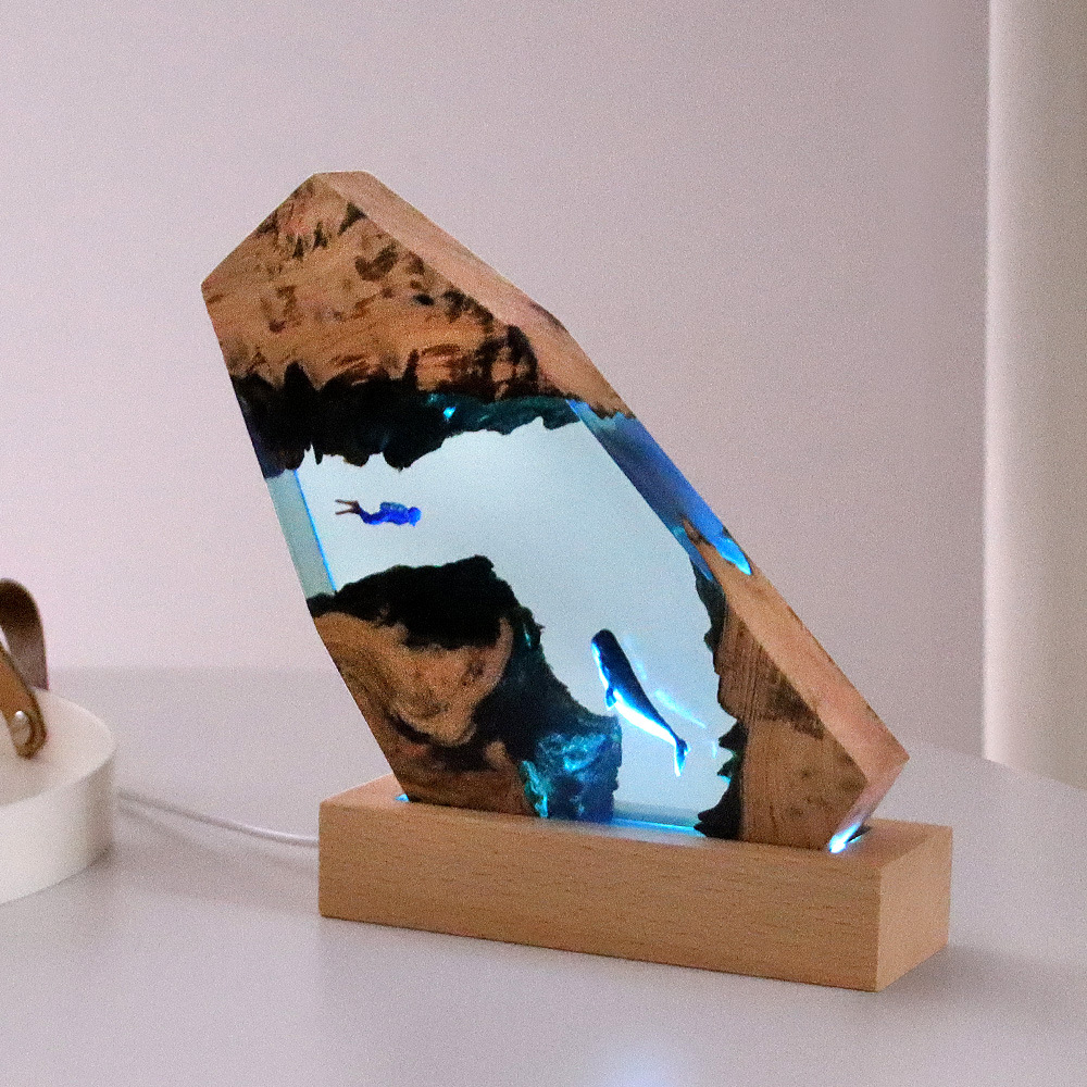 New Underwater Cave Whale Dive - Resin Art Underwater review and price