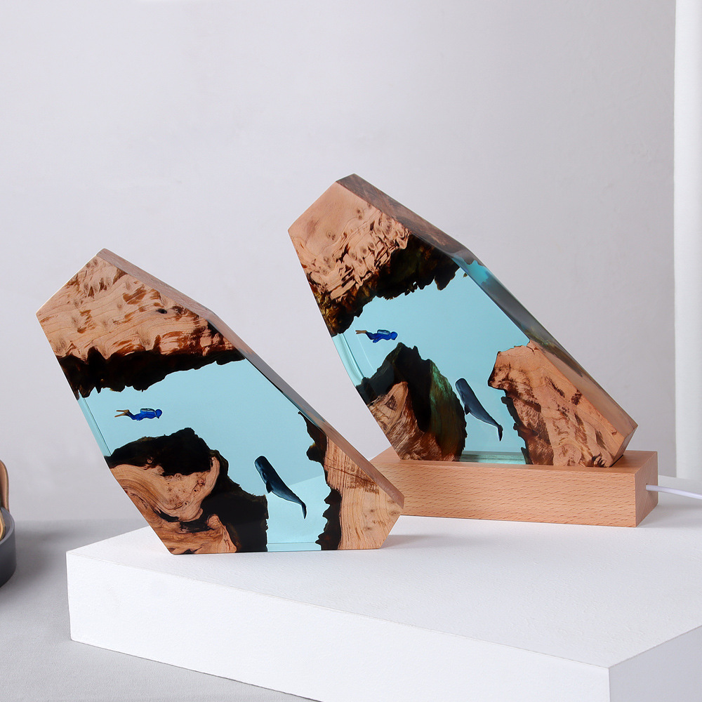 New Underwater Cave Whale Dive - Resin Art Underwater review and price