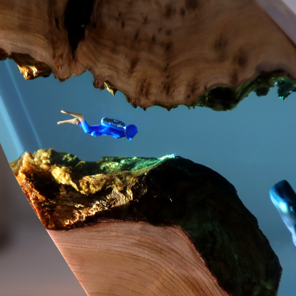 New Underwater Cave Whale Dive - Resin Art Underwater review and price