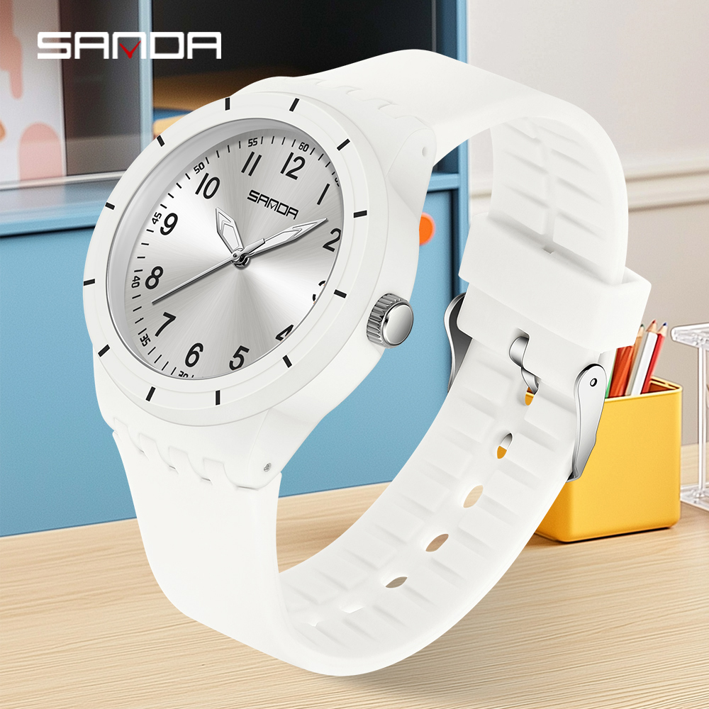 SANDA 9075 New Student quartz  - Resin Art Underwater review and price