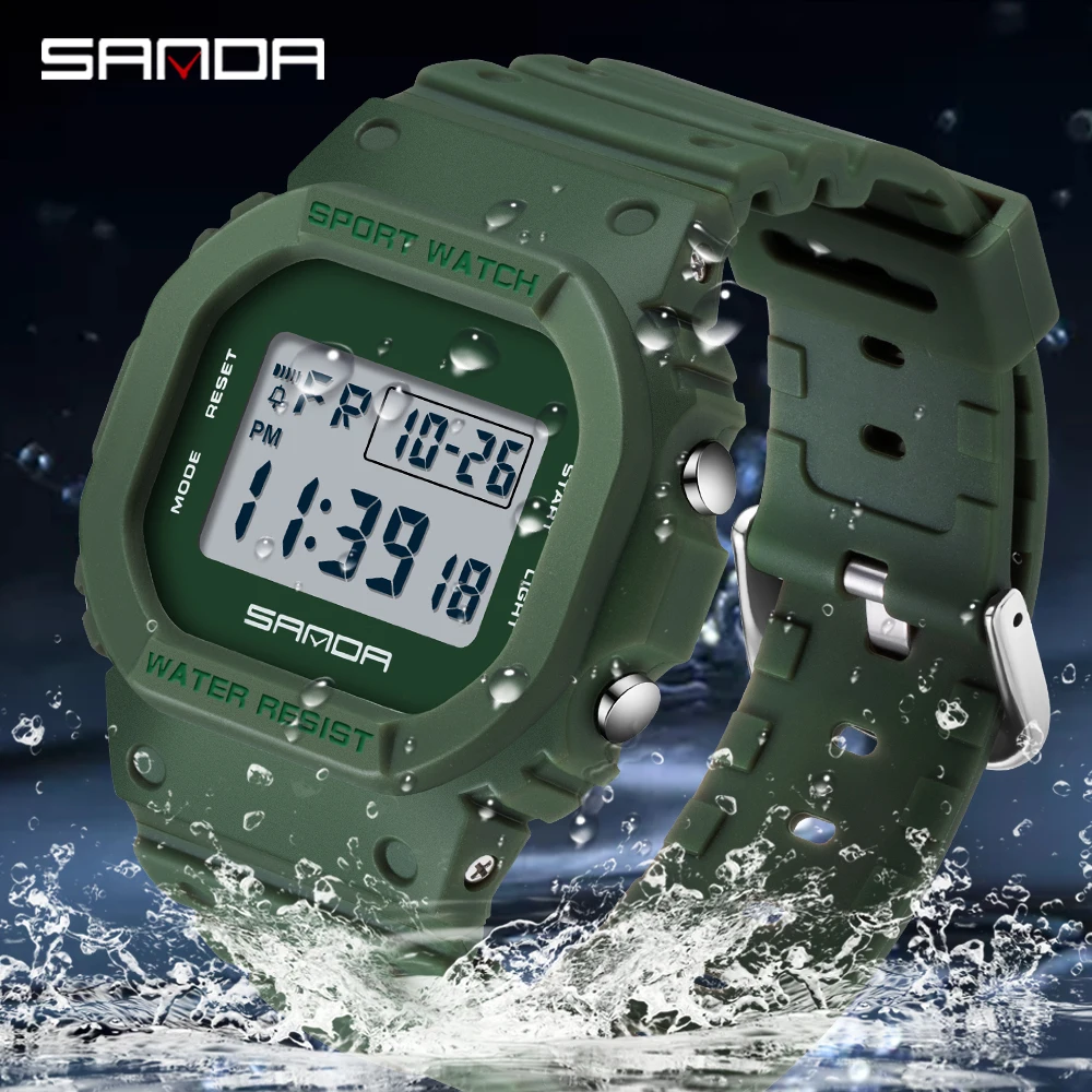 SANDA 2107 Children Watch Men  - Resin Art Underwater review and price
