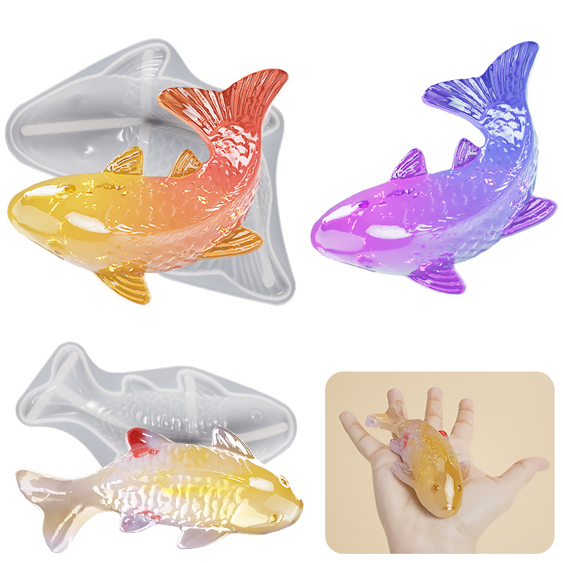 3D Koi Fish Shaped Epoxy Resin - Silicone Mold Ocean review and price