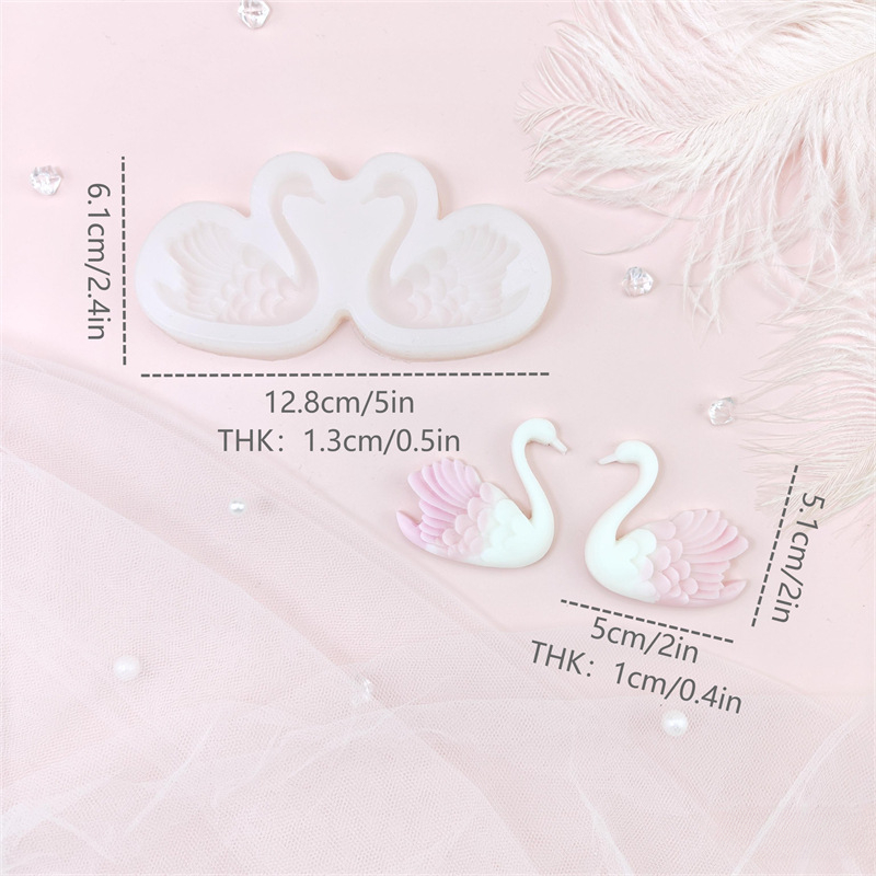 Swan Pair Combination Silicone - Silicone Mold Ocean review and price