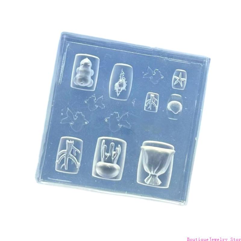 E1PE Soft Silicone Embellishme - Silicone Mold Ocean review and price