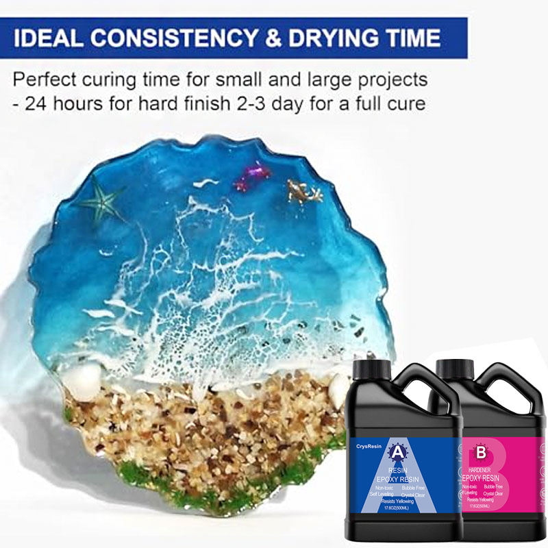 Crystal Clear Epoxy Resin 1:1  - Resin Art Ratio review and price