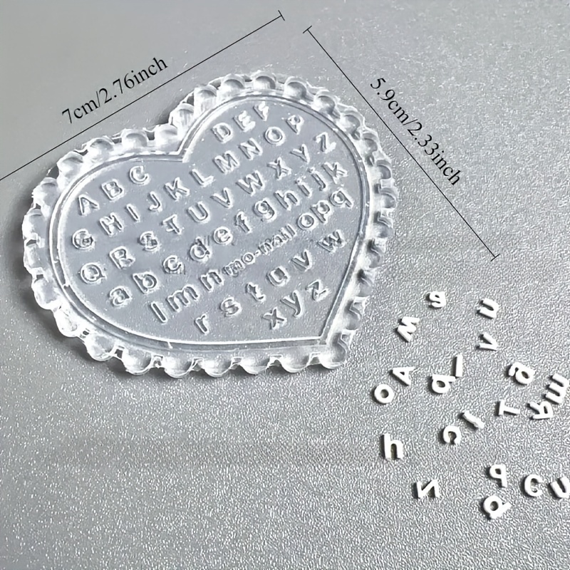 1pc Self-Made Nail Art Letter  - Resin Art Templates Free review and price