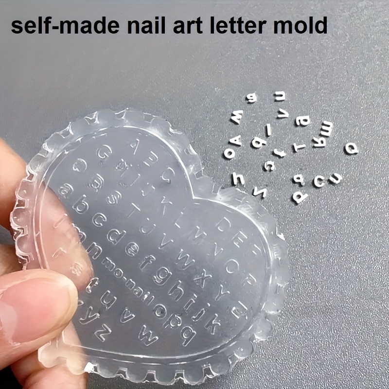 1pc Self-Made Nail Art Letter  - Resin Art Templates Free review and price