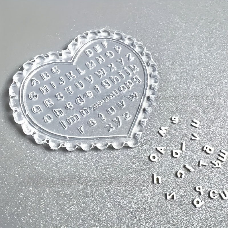 1pc Self-Made Nail Art Letter  - Resin Art Templates Free review and price