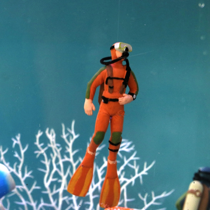 Aquarium Diver Decoration Floa - Resin Art Underwater review and price