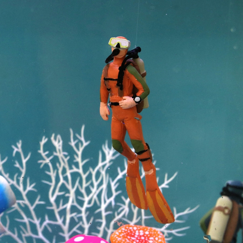 Aquarium Diver Decoration Floa - Resin Art Underwater review and price