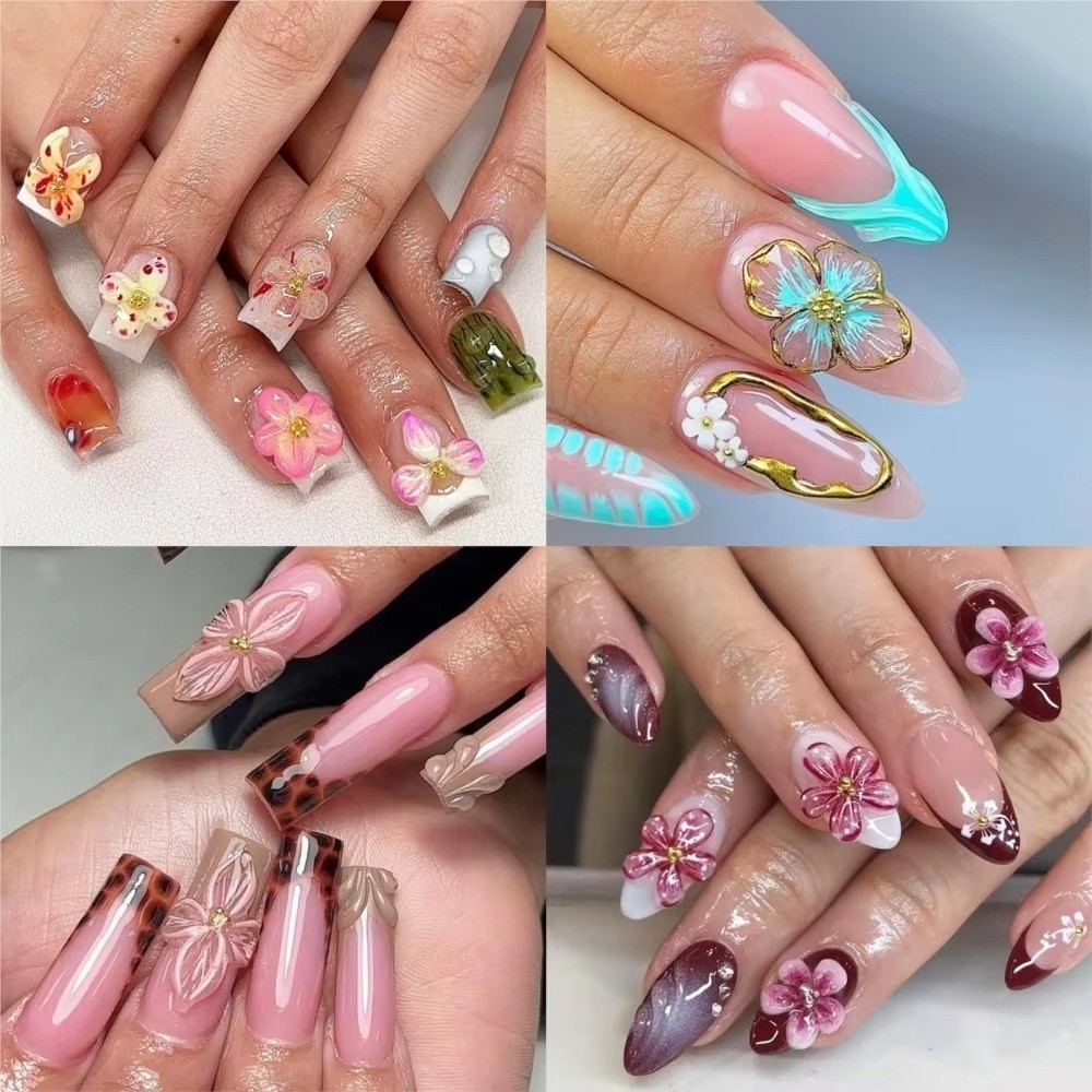 New 3Pcs/Set 3D Nail Mold Carv - Resin Art Templates Free review and price