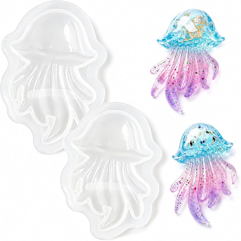 2Set of Jellyfish Resin Molds， - Silicone Mold Ocean review and price