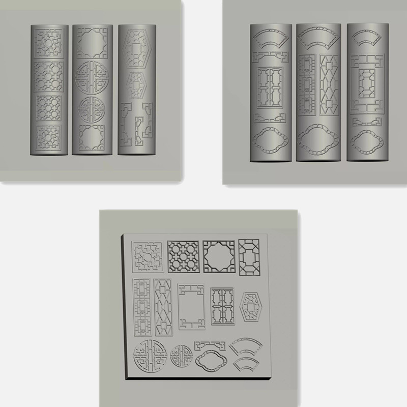 Vintage Chinese Window Tracery - Resin Art Templates Free review and price