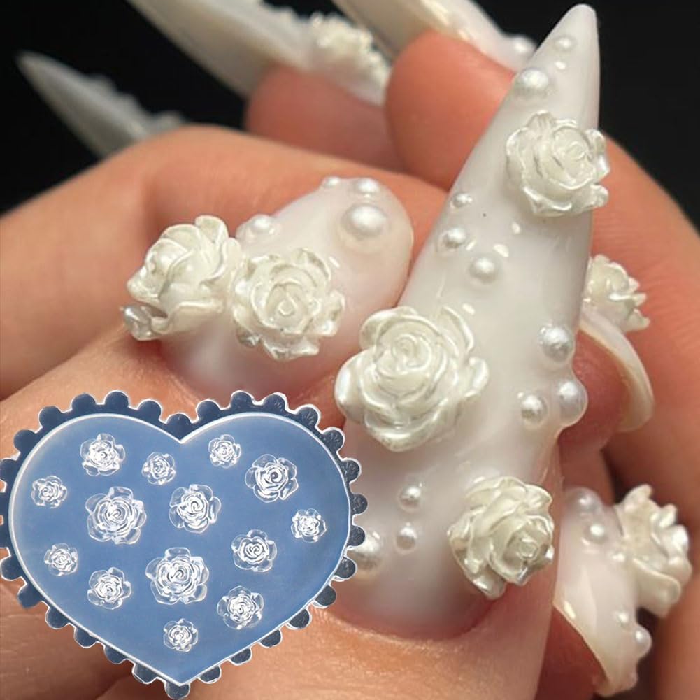 3D Flower Nail Molds Silicone  - Resin Art Templates Free review and price