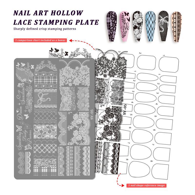 New Reusable Nail Art Transfer - Resin Art Templates Free review and price