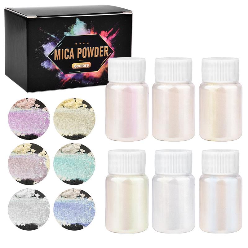 6 Pcs-Set Epoxy Resin Dye Mica - Resin Color Paste review and price