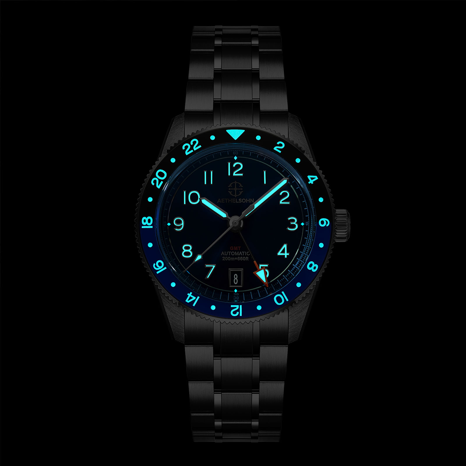 AETHELSOHN Horizon Azure GMT W - Resin Art Underwater review and price