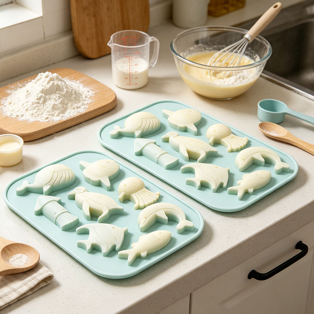Marine Theme Fondant Mold Ocea - Silicone Mold Ocean review and price