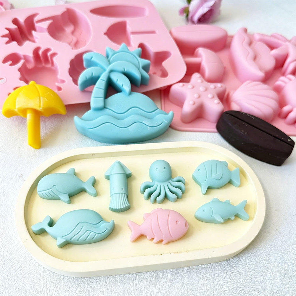 Marine Theme Fondant Mold Ocea - Silicone Mold Ocean review and price