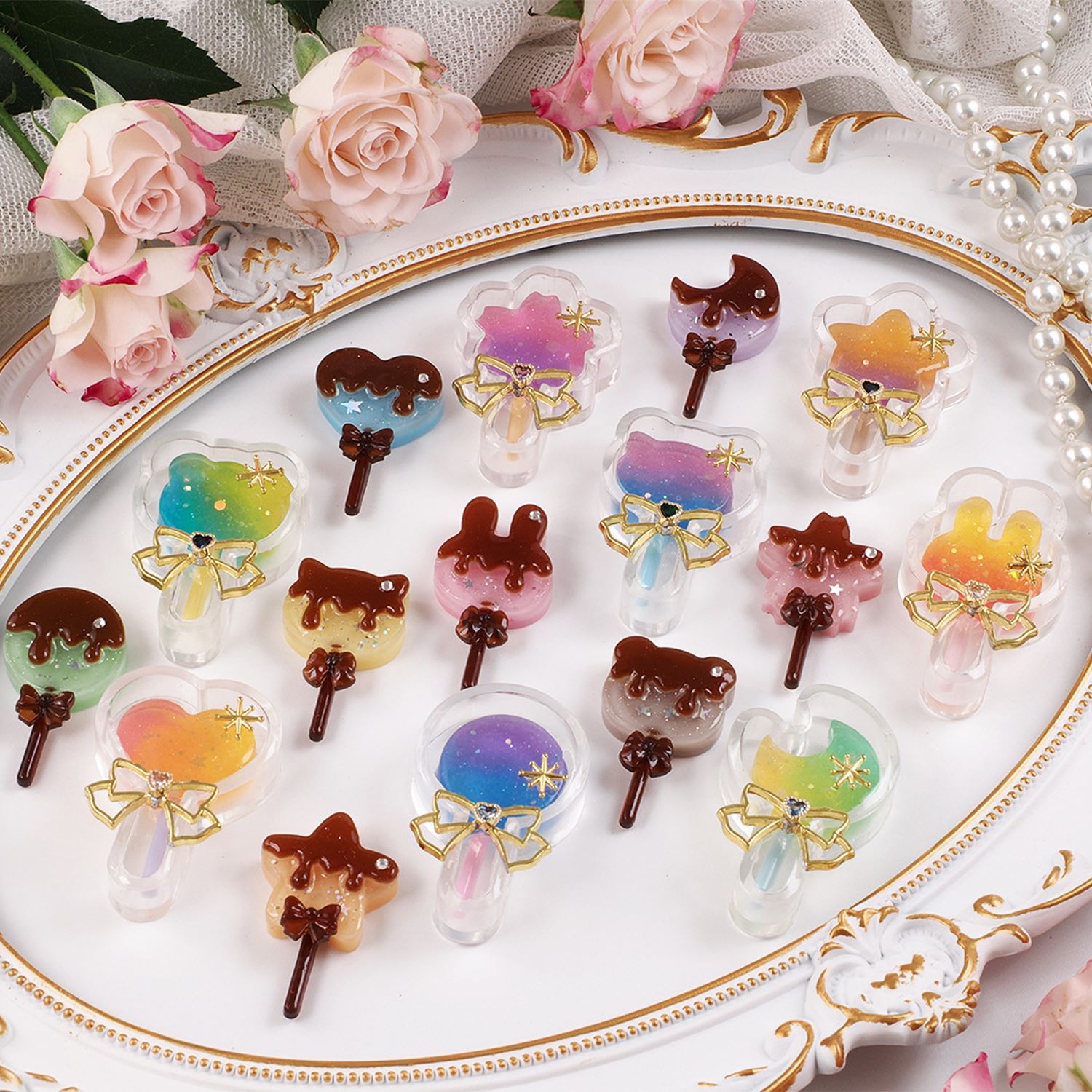 1Piece Flowing Sand Lollipop S - Silicone Mold Ocean review and price
